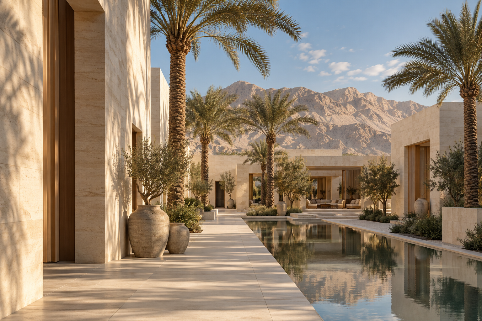 Illustrative desert architecture