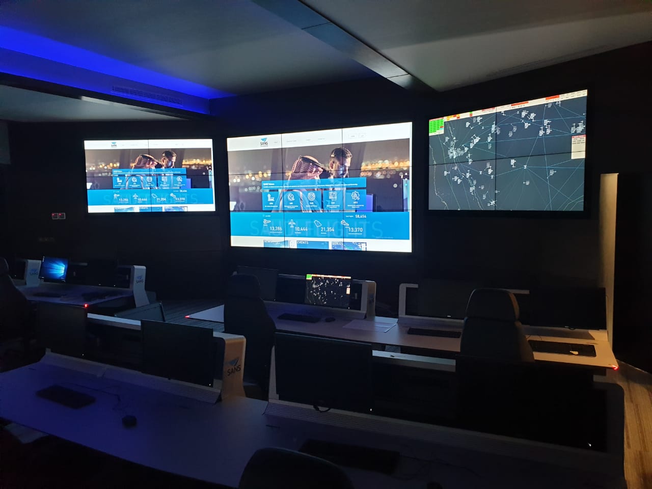 Command room and video walls from the NurCore profile